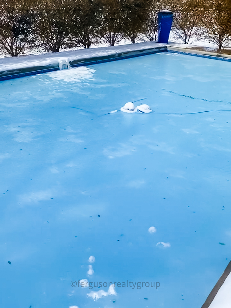 frozen pool